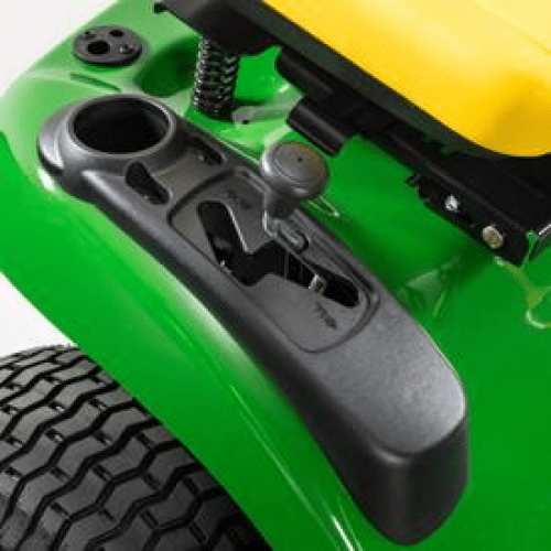 John Deere X107 Ride On Mower - Coughlan Garden Equipment